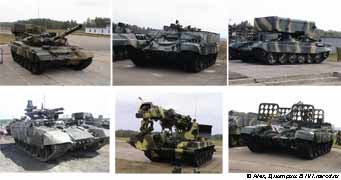 Существуют ряд отечественных разработок семейства боевых машин, выполненных с использованием единого базового танкового шасси с унифицированными ходовой частью, моторно-трансмиссионной установкой, средствами связи и навигации и броневым корпусом, обеспеченным современным уровнем пассивной и динамической защиты. Ряд серийных БМ на базе шасси Т-72(Т-90) включает БМ огневой поддержки танков (БМПТ), БМО-Т (тяжелая боевая машина огнеметчиков и ТЗМ), БМ РСЗО ТОС-1, а также машины технического обеспечения (МТО), инженерные машины (ИМ) на той же базе.