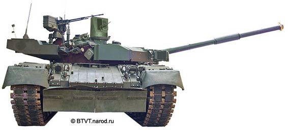 Танк «Оплот» с модульной противотандемной защитой башни и корпуса.
