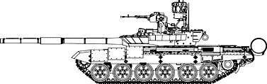 Установка КАЗ «Арена» на танк Т-90