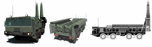 Многоосное автомобильное шасси для транспортировки и запуска оперативно-тактических ракет Искандер-М