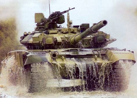 Рисунок 3 - Современный российский серийный боевой танк Т-90
 со сварной башней.
