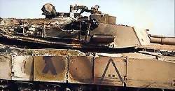Танки М1А1 подбитые в Ираке в 1991 году