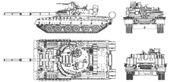 Т-80А с ДЗ