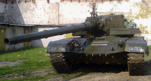 Макет боевого отделения танка с 152 мм пушкой 2А83
