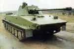 Общий вид легкого модернизированного танка ПТ-76Б