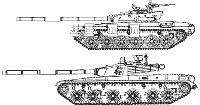 Основной боевой танк «Тип-99» и Т-72