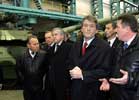 Президент Украины Виктор Ющенко посетил завод имени Малышева в 2005. 