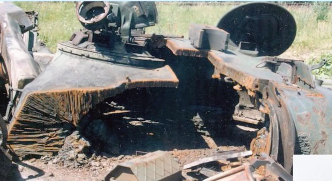 Монолитная башня из литой броневой стали Т-72, 
также применялась на экспортном варианте танка Т-72М
