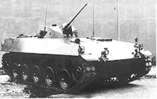 RU 261 1964 года – в передней части размещен блок силовой установки. Таким образом увеличился люк для выхода мотопехоты