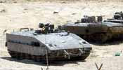 Опытный образец боевой машины пехоты Nemer в опытной эксплуатации 
в 84 бригаде израильских сил обороны.
