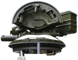 Зенитный пулемет Т-64А размещен на командирском люке, имеет дистанционное управление