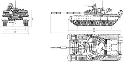 К концу 80-х годов в Советской армии (к востоку от Урала) насчитывалось около 100 танков Т-80, 3700 танков Т-80Б и 600 Т-80БВ. В ГСВГ на 1987 год находилось 2260 танков Т-80Б и Т-80БВ и около 4000 тысяч Т-64А, Т-64Б и Т-64БВ. Танки Т-64 и Т-80 составляли основу советских танковых войск.