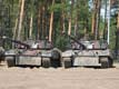Танки PT-91 на учениях в Польше. 