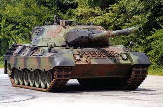 является немецкий основной боевой танк «Леопард-1» 