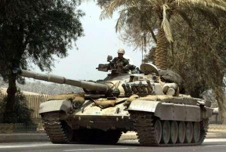 Иракский Т-72, незадолго до падения Багдада