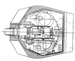 Схема башни танка "тип 96".