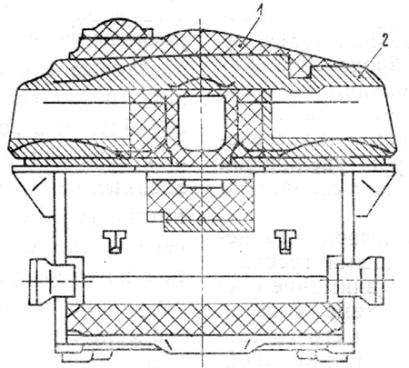 Схемы ослабленных зон основного бронирования лобовой проекции Т-72Б